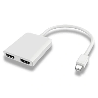 Abbildung von PremiumCord MST Adapter Mini DisplayPort 1.2 auf 2X HDMI 2.0, Extension + Mirror 2 Various Screens, Video 4K@30Hz 2160p, Full HD 1080p 60Hz, weiß