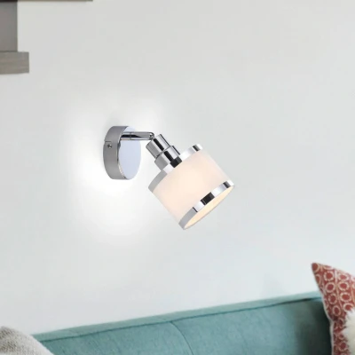 Abbildung von LeuchtenDirekt Wand und Deckenleuchte ACCOR, 1xE14 max. 25 W, Innenleuchte, IP20, dreh schwenk
