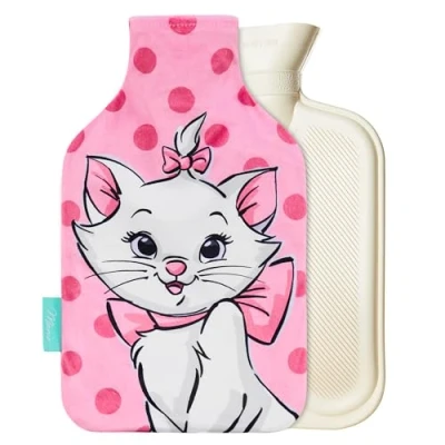 Abbildung von Disney Stitch Wärmflasche mit Bezug Süß für Hände &amp; Füße, Wärmeflasche bei Regelschmerzen, Nacken und Schulterschmerzen (Marie_1700 ML)