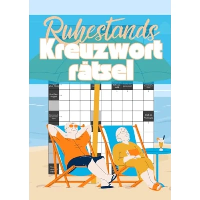 Abbildung von Ruhestands Kreuzworträtsel: Omas und Opas Rätselbuch mit kniffligen Fragen großer Schrift