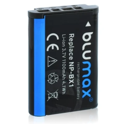 Abbildung von Blumax Akku kompatibel mit Sony NP BX1 1100mAh 3,6V 3,8Wh für Cyber Shot DSC RX100, RX100 II, RX100M III, V, IV, HDR CX405, ZV 1