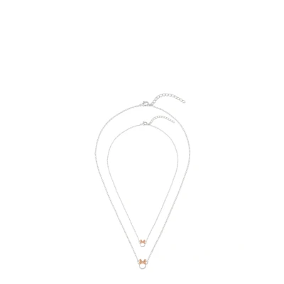 Abbildung von Disney Jewelry Minnie Mouse Double Layered Halskette für Kinder, Größe: One Size, Multi coloured