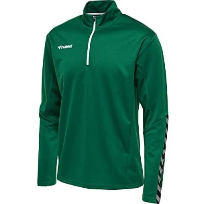 Abbildung von Hummel Hmlauthentic Sweatshirt für Kinder, Größe: 140, Evergreen