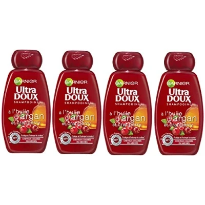 Abbildung von Garnier Shampoo mit Arganöl und Cranberry, 400 ml, gefärbtes Haar, 1 Stück