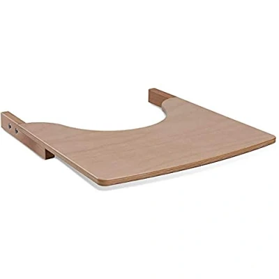 Abbildung von tiSsi Hochstuhltablett &quot;Ablagebrett aus Holz für Hochstuhl, Natur&quot;, den Hochstuhl; Made in Europe