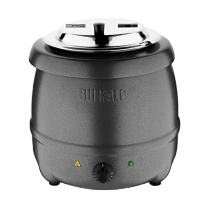 Abbildung von Buffalo Suppenkessel anthrazit 10L, 375(h) x 330(dia)mm.