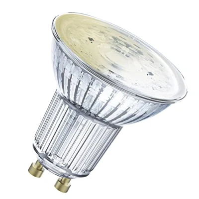 Abbildung von LEDVANCE Smarte LED Reflektorlampe mit WiFi Technologie, Sockel GU10, Warmweiß (2700 K), Dimmbar, ersetzt Reflektorlampen 40 W, SMART+ SPOT GU10 Dimmable, 1er Pack