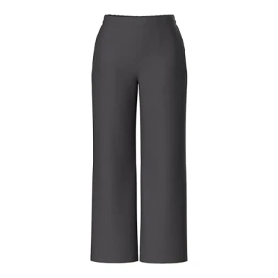 Abbildung von PIECES Damen Pcbossy Hw Wide Plain Pant Noos, Magnet, XXL / 32L
