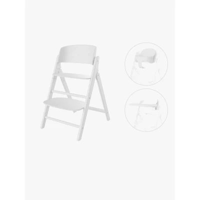 Abbildung von Cybex Click &amp; Fold Hochstuhl 3 in 1, All White