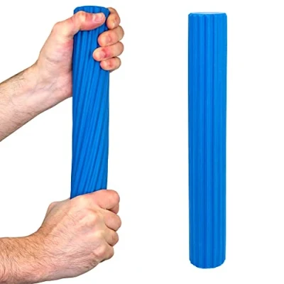Abbildung von CanDo Hand und Fingertrainer Twist n Bend, Flexibler Übungsstab, Trainingsstab, blau (schwer), 10 1514