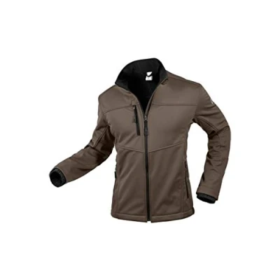 Abbildung von BP 1695 571 400 2XL Damen Softshell Jacke, Stehkragen, Frontreißverschluss, 255,00 g/m² 100% Polyester, Falke,