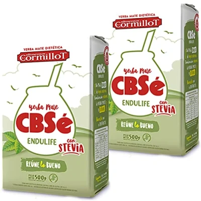 Abbildung von CBSé Yerba Mate Tee Endulife 1kg (500g x 2) + Geschenk Probe (40g) : Reich an Antioxidantien, Vitaminen, beschleunigt den Stoffwechsel, zuckerfrei Argentinien