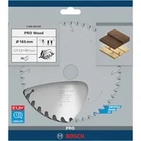 Abbildung von Bosch Kreissägeblatt Optiline Wood 165 x 20 x 1,7/1,2 mm 36 T