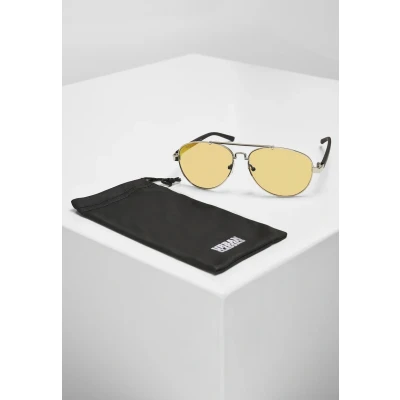 Abbildung von Urban Classics Mumbo Sonnenbrille, Herren, Größe: One Size, Silver/orange