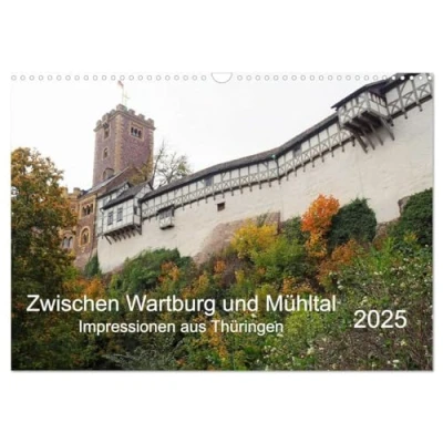 Abbildung von Zwischen Wartburg und Mühltal (Wandkalender 2025 DIN A3 quer), CALVENDO Monatskalender