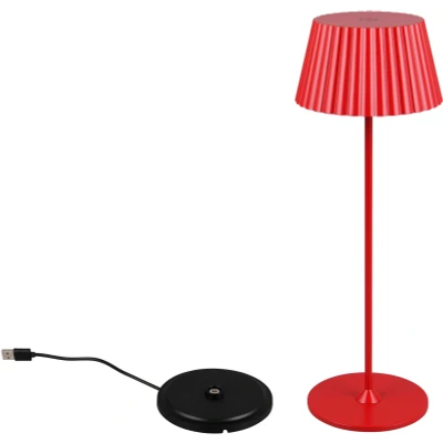 Abbildung von TRIO Leuchten LED Außen Stehlampe &quot;SUAREZ&quot;, 1 flammig, Leuchtmittel Board fest integriert, Outdoor Akku Stehleuchte 123 cm, Touch Dimmer, USB C Anschluss, IP44