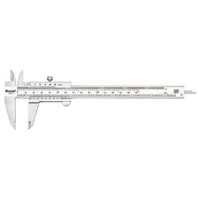 Abbildung von Starrett 125MEA 6/150 Messschieber, Edelstahl, 0 6&quot;/0 150 mm Bereich, 0,001&quot;/0,02 Auflösung