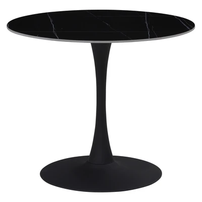 Abbildung von Home affaire Bistrotisch &quot;PAOLA Esstisch rund&quot;, 90 cm, robuste Steinplatte, verschiedene Steinfarben, Pflegeleicht