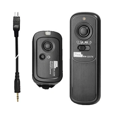 Abbildung von Pixel Kabellose Fernauslöser RW/DC2 Auslöser Fernbedienung Kompatibel mit Nikon Z5 Z6 Z6II Z7 Z7II D750 D780 D7500 D7200 D7000 D5600 D5500 D5300 D3300 D610 D600 D90 P7700 P7800 P950 wie MC DC2