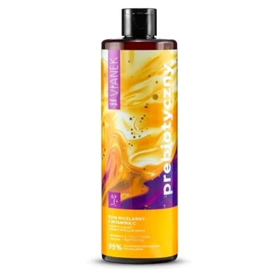Abbildung von VIANEK Mizellenwasser mit Vitamin C 400 ml Aufhellendes Make up Entferner ​ für alle Hauttypen Gegen Pigmentflecken Sanfte Reinigung und vegane Formel