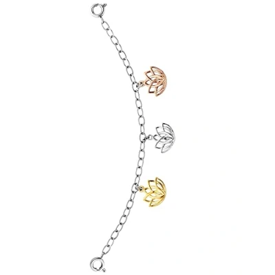 Abbildung von Julie Julsen JJCG27478 2 Uhrenkette Lotusblüte Collection Charming Lotusblüten