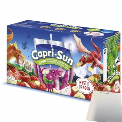 Abbildung von usy Bundle für Capri Sun Mystic Dragon (10x200ml Packung) + Block