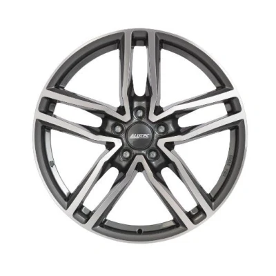 Abbildung von ALUTEC 5 loch 19Zoll 114.3mm Alufelge Ikenu Graphit frontpoliert IKE80940B82 9 Felge 8Zoll 40mm 70.10mm