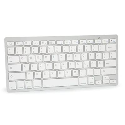 Abbildung von Yunseity Tragbare Drahtlose Bluetooth Tastatur, Kompakttastatur mit 78 Tasten, für, Mac, Android, Arabische/spanische/französische/koreanische/russische/thailändische