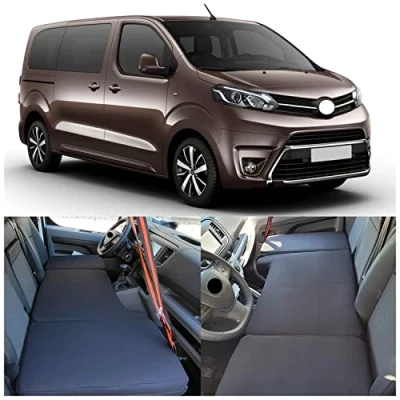 Abbildung von BREMER SITZBEZÜGE Camper Bett Kinderbett Fahrerhausbett kompatibel mit Peugeot Expert 3 Traveller 2016 Wohnmobil Zubehör Wohnmobilbett Camping