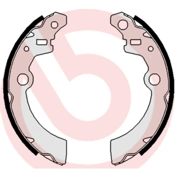Abbildung von BREMBO S 79 523 Bremsbacken 180 26 SUZUKI: Ignis 2, I, Wagon R+ II Schrägheck