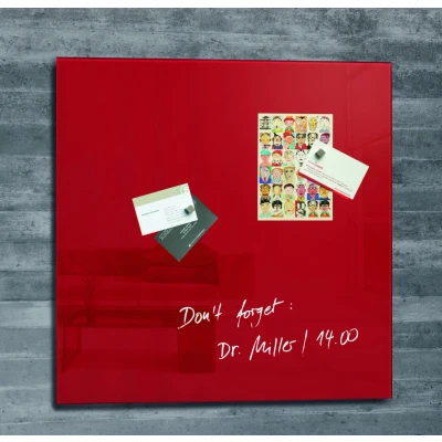 Abbildung von SIGEL Glas Magnettafel artverum® 48,0 x cm rot