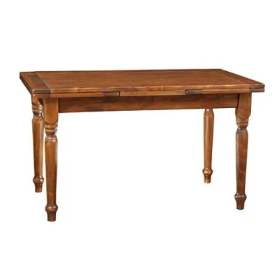 Abbildung von Biscottini Esstisch ausziehbar Made in Italy 140x80 cm Holz massiv Küchentisch