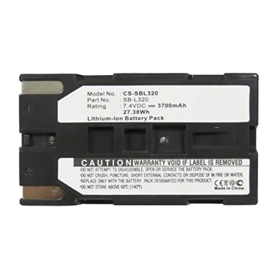 Abbildung von Amsahr Digital Replacement Camera and Camcorder Battery for Samsung SB L320, SC W80, SCW87