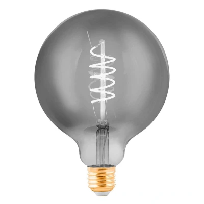 Abbildung von Eglo 110087 LED Filament Leuchtmittel E27 Decorative Spirale schwarz transparent L:17cm Ø:12.5cm dimmbar 2000K