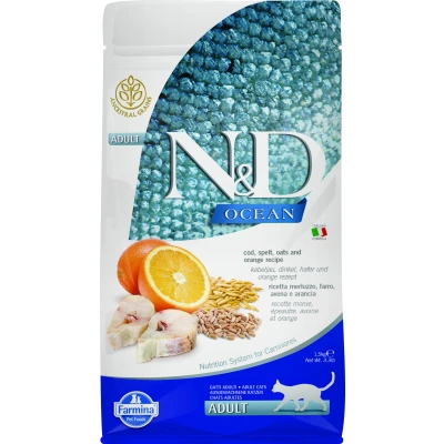 Abbildung von N&amp;D Ocean Katzenfutter Kabeljau 1,5 kg