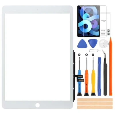 Abbildung von Touchscreen für iPad 7/8 2019 2020 7th 8th Digitizer Panel Kit Reparaturteile, keine Home Taste, A2197 A2198 A2200 A2270 A2428 A2429 A2430 (10,2 Zoll, nicht LCD)