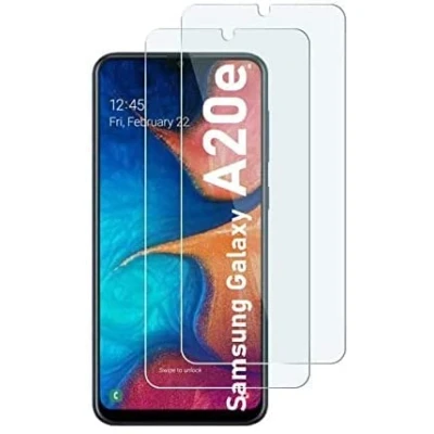 Abbildung von Panzerfolie kompatibel mit Samsung Galaxy A20e [2 Stück] Displayschutzfolie,Schutzfolie [kein Glas] 9H Glas, 100% Fingerabdrucksensor Nano Glas