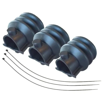 Abbildung von FKAnhängerteile 3 x Knott Faltenbalg Manschette für KR + KF7,5 KF13 KF17 KF20 Kabelbinder