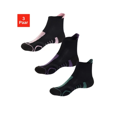 Abbildung von LASCANA ACTIVE Wandersocken, (Packung, 3 Paar), mit verstärkten Belastungszonen