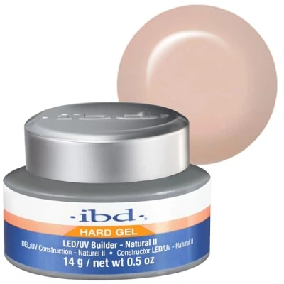 Abbildung von IBD Hard Gel LED/UV Builder Natural II, 1er Pack (1 x 14 g) MADE IN USA Premium Aufbaugel für Gelnägel
