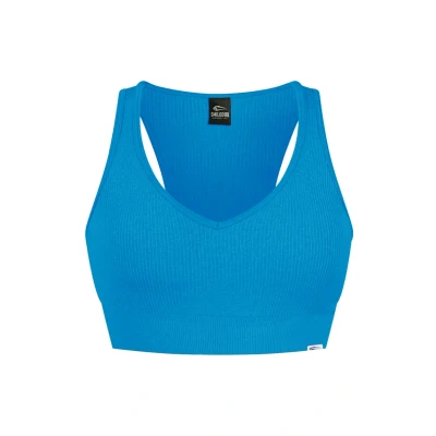 Abbildung von Smilodox Amaze Sportbh mit mittlerer Stützkraft, Damen, Größe: XS, Blau