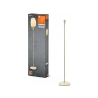 Abbildung von Ledvance Dekorative Stehleuchte mit E27 Fassung, großer Ständer (Höhe 146cm), Beige, 1.8m Stromkabel, perfekt passende OSRAM 1906 LED Lampe separat erhältlich
