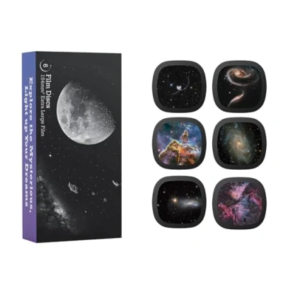 Abbildung von Realistische Scheiben für Ainael Meteor und Galaxy Projektor, 5k Ultra HD Discs Heimplanetarium, 6 Set ohne Projektor (Nebula 4)