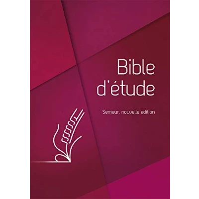 Abbildung von Bible d&#039;étude Semeur, nouvelle édition Couverture rigide rouge, tranche blanche: bleue, blanche