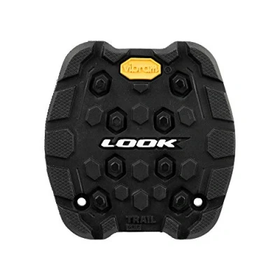 Abbildung von LOOK Cycle Activ Grip Trail Pad Kompatibel mit Flat Pedalen Anti Rutsch Technologie Innovativer Gummi Oberfläche Außergewöhnliche Griffigkeit Schwarz