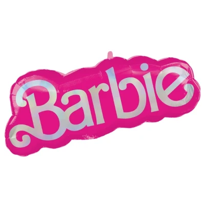 Abbildung von Supershape Folienballon * BARBIE als Deko für Geburtstag und Party 81x30cm groß Pink Rosa Mädchen Kinder Kindergeburtstag Partydeko Luftballons