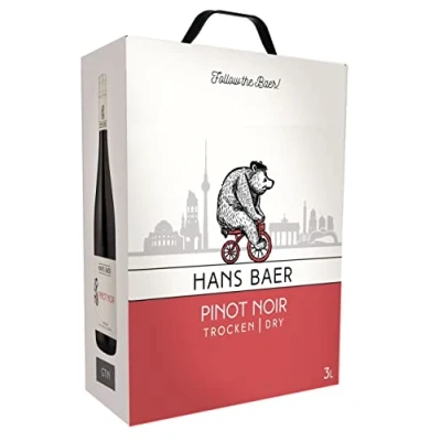 Abbildung von Hans Baer Pinot Noir Trocken Rotwein Qualitätswein aus Rheinhessen, Deutschland (1 x 3 L)