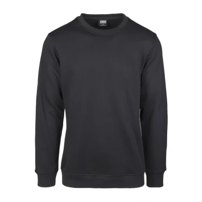 Abbildung von Urban Classics Herren Basic Terry Crew Sweatshirt, Schwarz (Black 00007), 3XL Große Größen EU