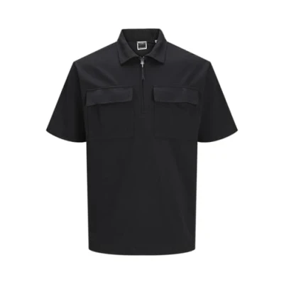 Abbildung von JACK&amp;JONES Herren JCOTANICAL Polo SS Poloshirt, Black, XL