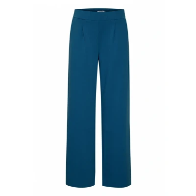 Abbildung von b.young Byrizetta WIDE Stoffhose, Damen, Größe: Large, Poseidon